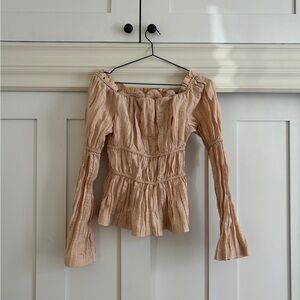 Song of Style Ruched Off The Shoulder Top